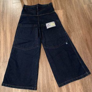 Criminal Damage Wide Leg Rave Jeans
